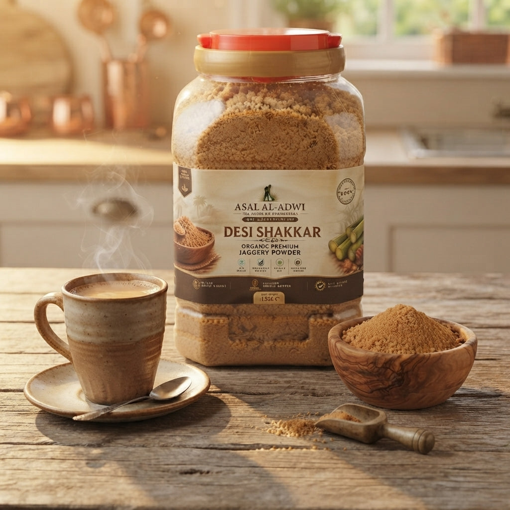 Desi Shakkar (دیسی شکر) – Pure Organic Jaggery Powder | 1.5kg