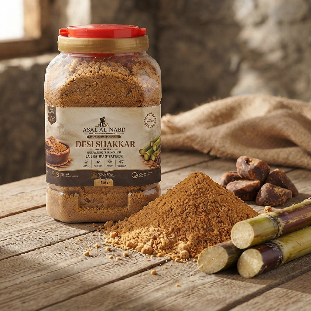 Desi Shakkar (دیسی شکر) – Pure Organic Jaggery Powder | 1.5kg